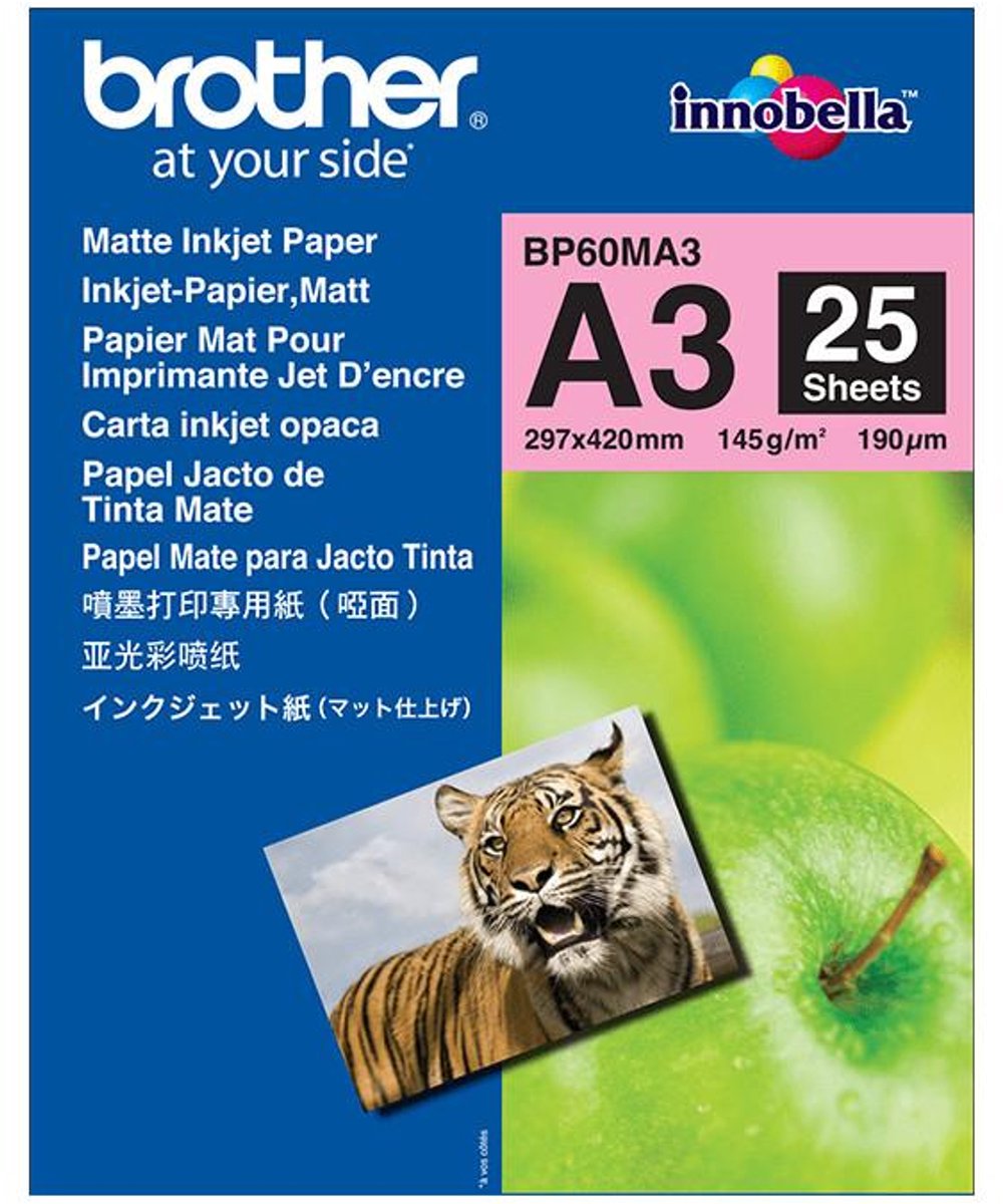 Brother Inkjet-Papier matt A3 25 Blatt