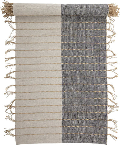 Bloomingville – Aciano-Teppich – Beige – Baumwolle