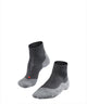 Falke TK5 kurze Anti-Blasen-Wandersocken aus dünnem Woll-Funktionsmaterial Herren grau - Größe 46-48
