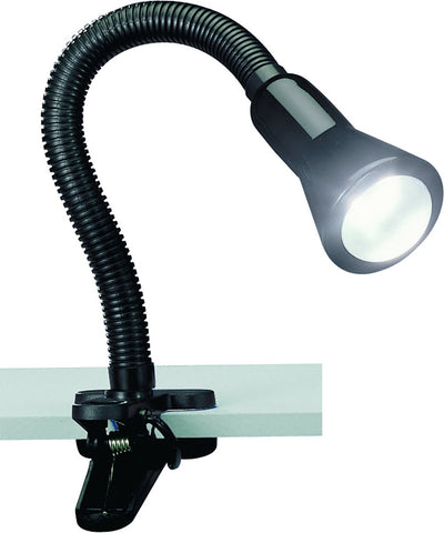 Trio Flexo - Klemmleuchte - schwarz - exkl. 1x E14 3,5W - Schnurschalter - Flexibel - Klemmlampe