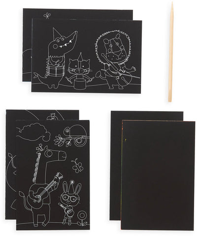 Ooly – Scratch Scribble – Mini – Safari-Party
