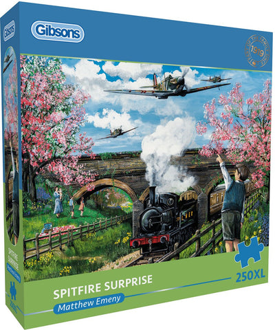Gibsons – Spitfire-Überraschung (Spitfire-Überraschung) – Mathey Emeny – 1000 Teile – 68 x 49 cm – Puzzle für Erwachsene