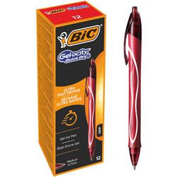 Ty Bic Gel-Oci Schnelltrocknender Gelroller, mittel, 0,4 mm, blau, 12 Stück