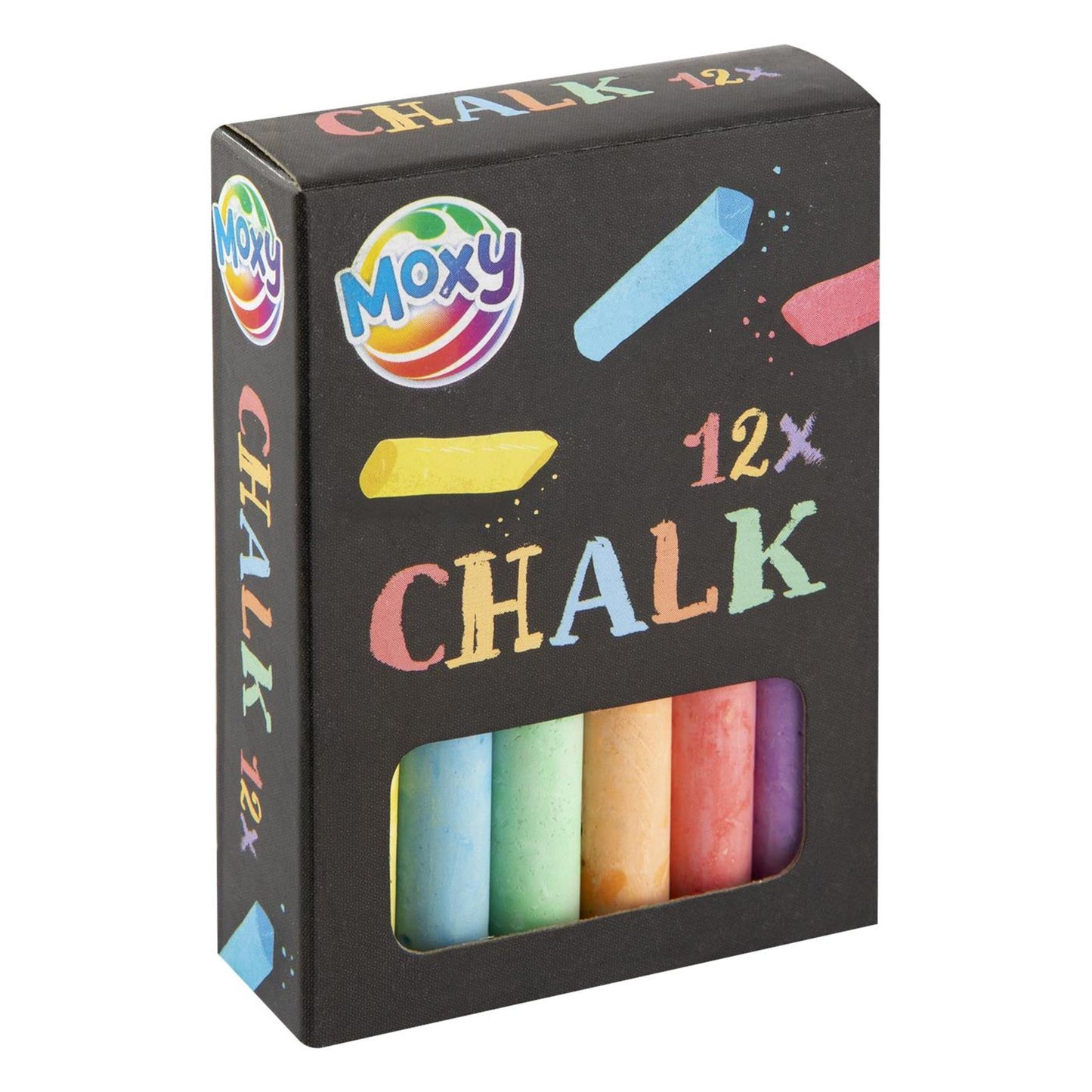 Moxy Tafelkreide 12 in weißer Farbbox