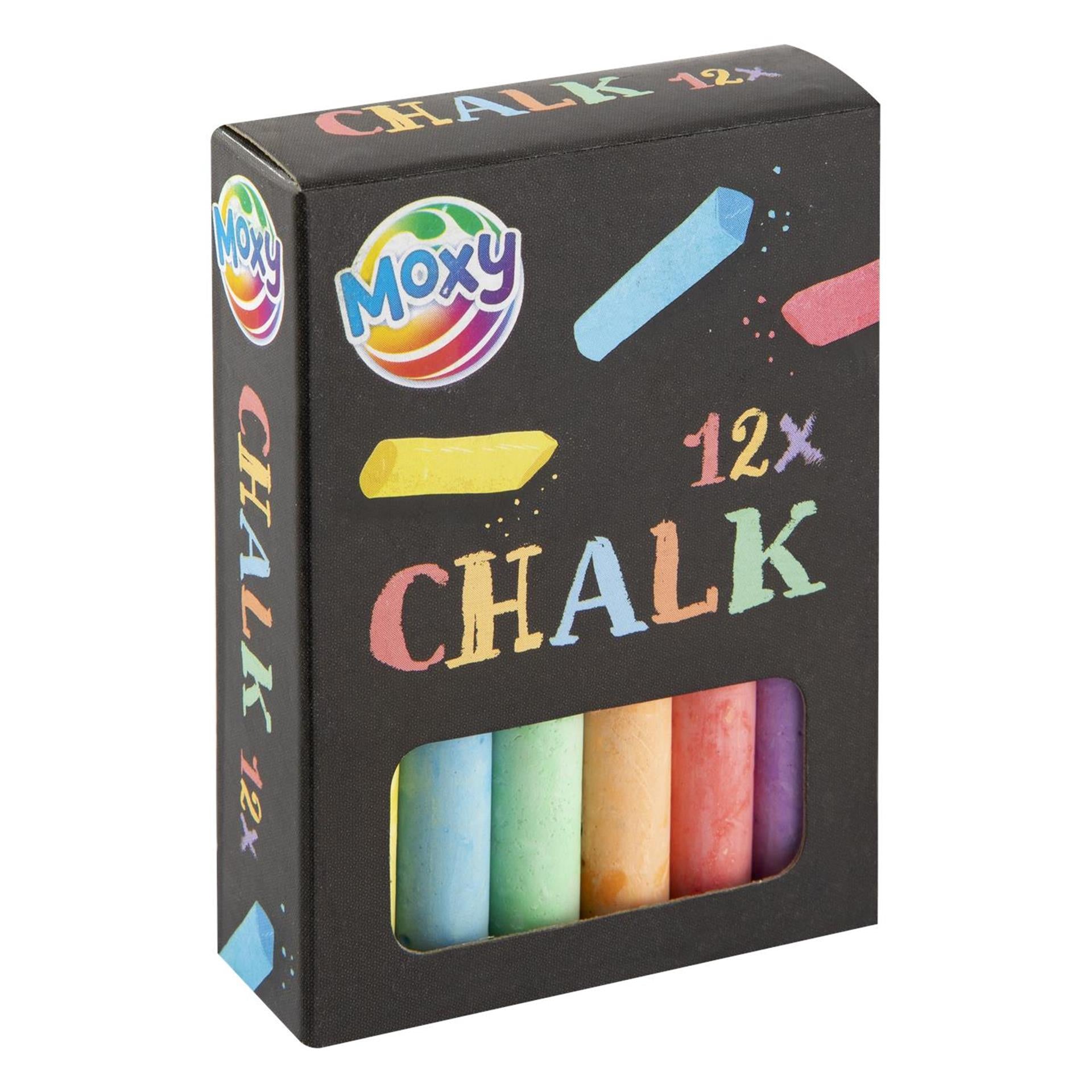 Moxy Tafelkreide 12 in weißer Farbbox