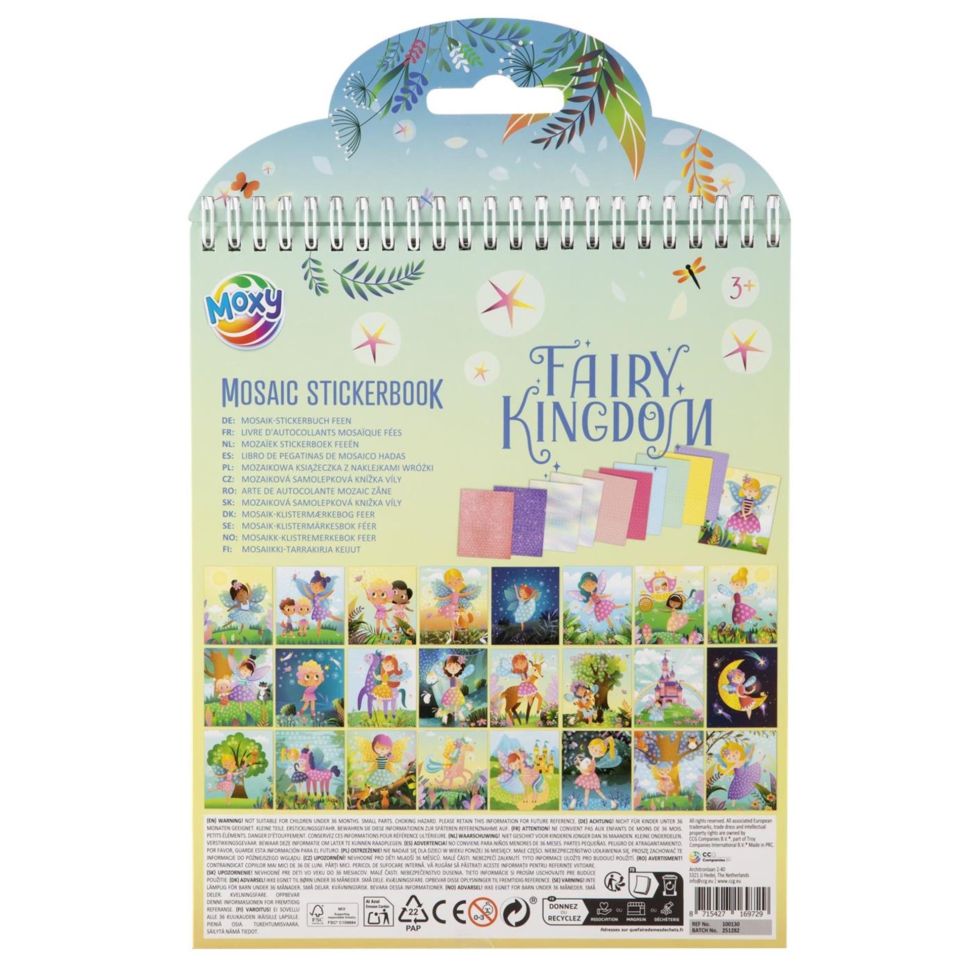 Moxy Luxus-Mosaik-Stickerbuch Feen