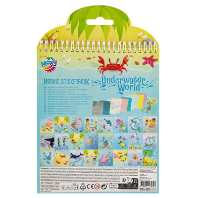 Moxy Mosaik-Stickerbuch Unterwasserwelt