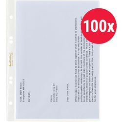 Perforierte Einbände sind auch A5 transparent