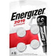 Energizer Lithium 3V -Knopfzellbatterien (CR2016) 4 Teile