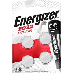 Knopfzellenbatterie-Energiegerät Lithium CR2032 4 Stück