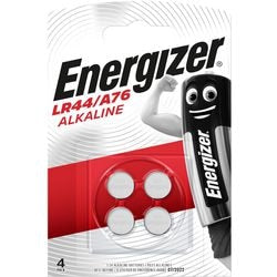 Knopfzellen-Batterie-Energizer Alkaline LR44 4 Stück