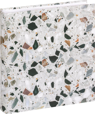 Walther Design - Terrazzo - Fotoalbum - 30x30 cm - Steinschwarz - 60 Seiten