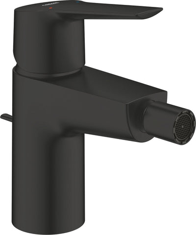 Grohe Quickfix Start Bidetmischer mit Zugstangen-Ablaufgarnitur – wassersparend – mattschwarz