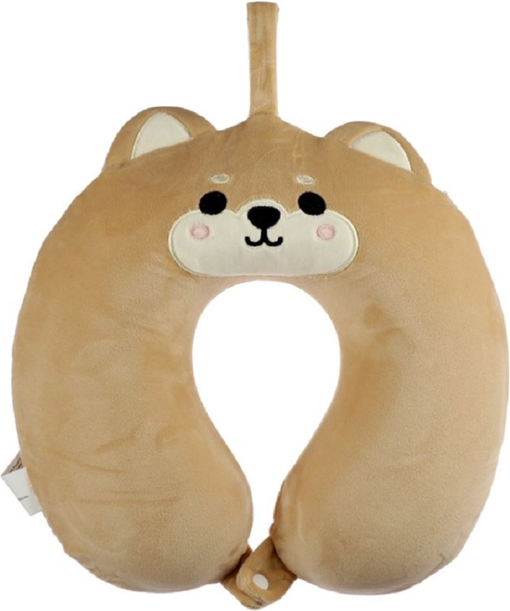 Relaxezzz shiba Inu Hond Plicken Memory Foam Hals Kissen Kissen