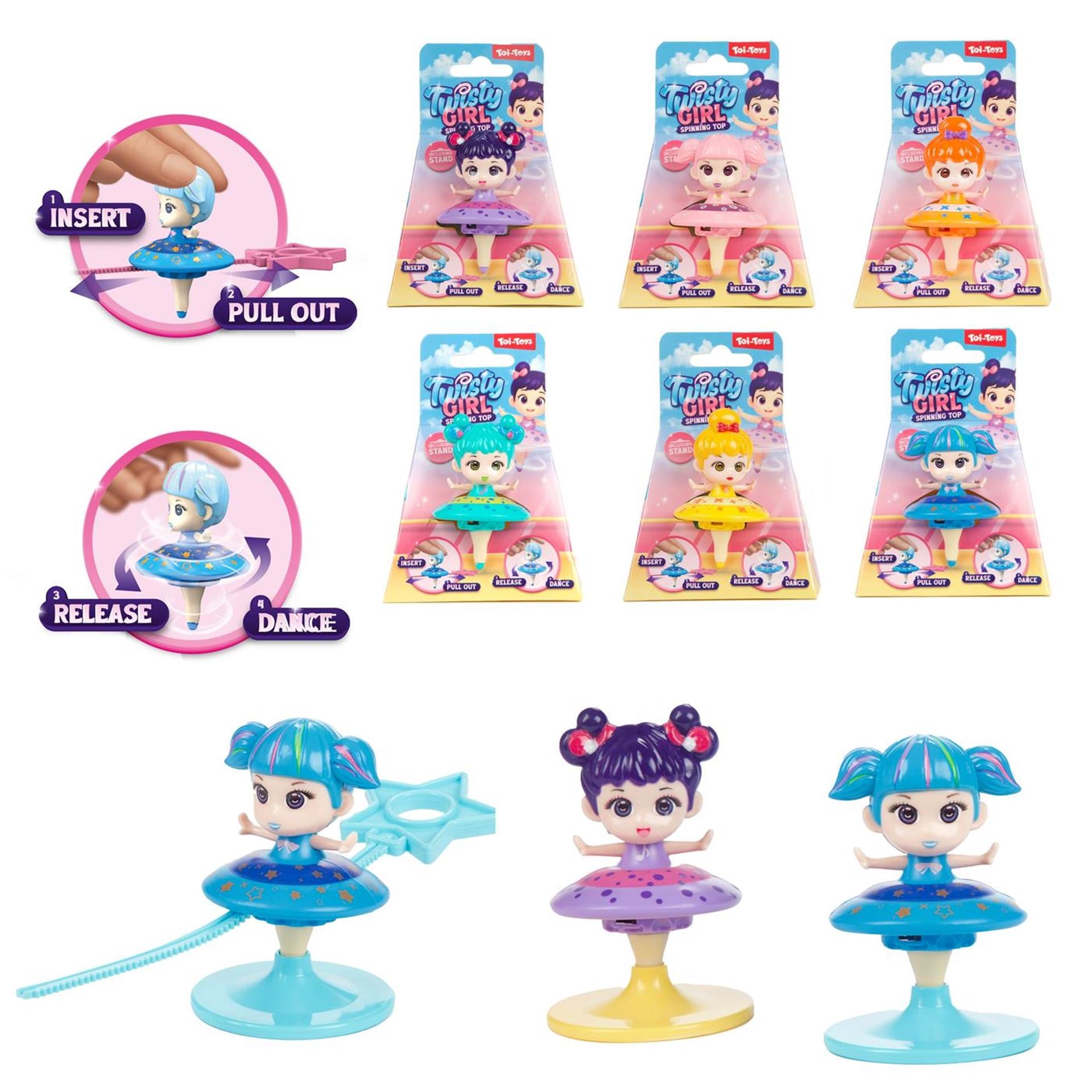 Toi-toys Kreisel Ballerina 7,5cm
