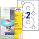 CD-Etiketten Avery Zweckform L6043-100 weiß 200 Stück
