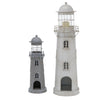 Boltze Home Laterne Leuchtturm Set 2-teilig H54-75cm