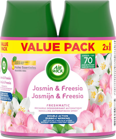 Air Wick Freshmatic Nachfüllautomatik Spray Jasmin Freesie 2x250ml