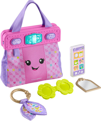 Mattel Fisher-Price-Lernspaß-Lerntasche, pädagogisch, mehrfarbig.