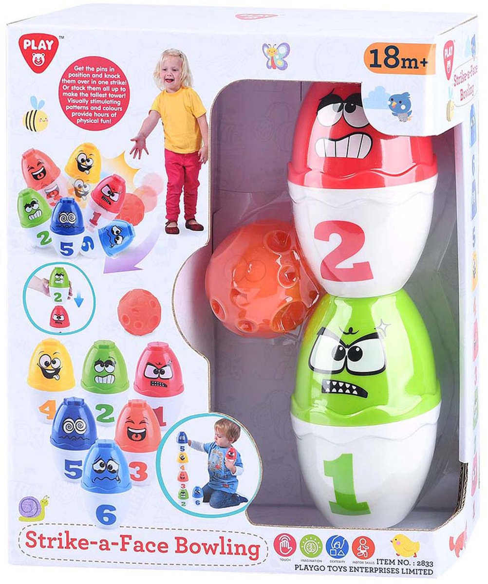 Spielen Sie Bowling Play Set Faces, 13dlg.
