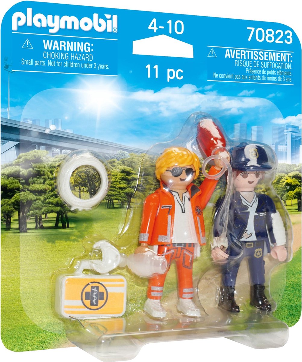 Playmobil City Life Duopack Notarzt und Polizist 70823