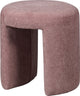 Wood Charlie Hocker – Chenille – Rouge – 47 x 45 x 45