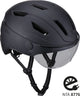 BBB Cycling Move Faceshield transparenter Fahrradhelm BHE-57 – Speed-Pedelec, E-Bike-Moped – NTA 8776 – Mattschwarz – Größe M