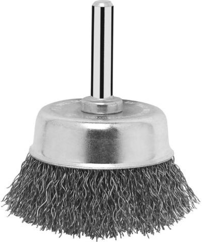 Bosch - Topfstahlbürsten für Bohrmaschinen - Welldraht, 50 mm 50 mm, 0,3 mm, 4500 U/min