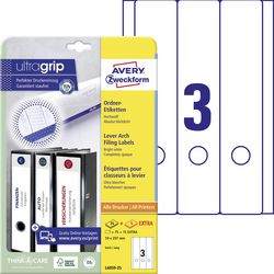 Aktenrückenetiketten Avery L6059-25 59x297mm weiß