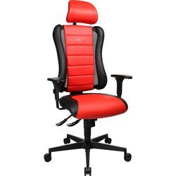 Topstar Sitness RS Gamingstuhl schwarz, rote Lendenwirbelstütze