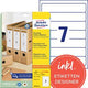 Rückenetiketten Avery LR4760 – 25 weiß
