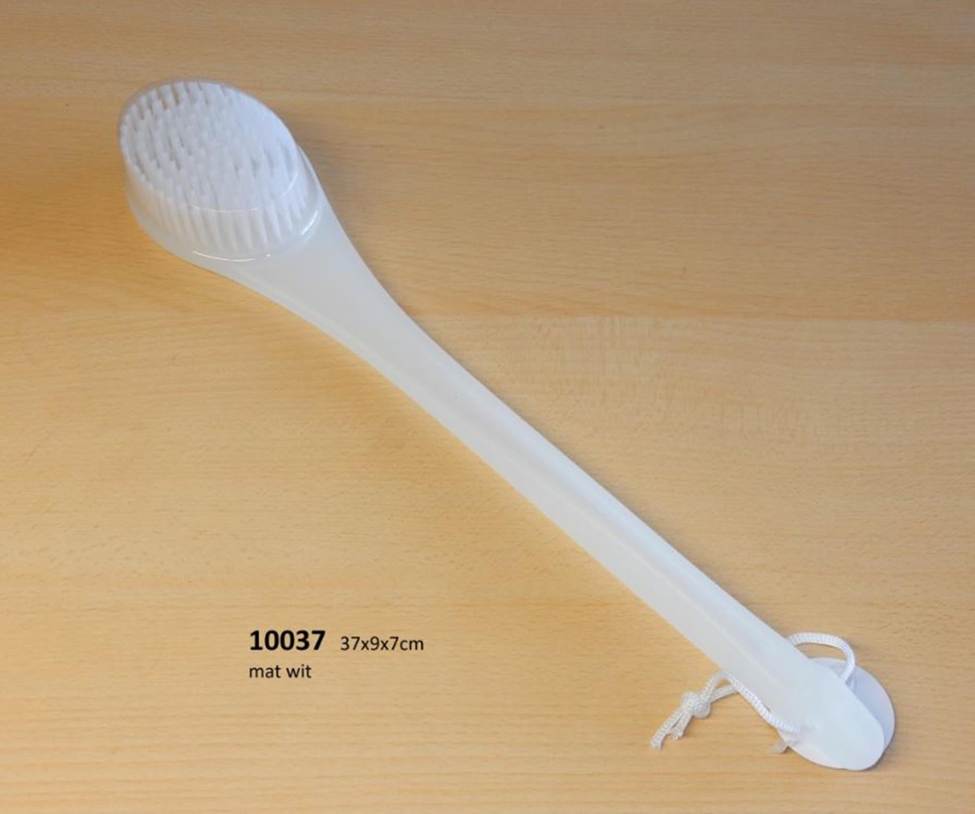 Badebürste Kunststoff weiß 37 cm