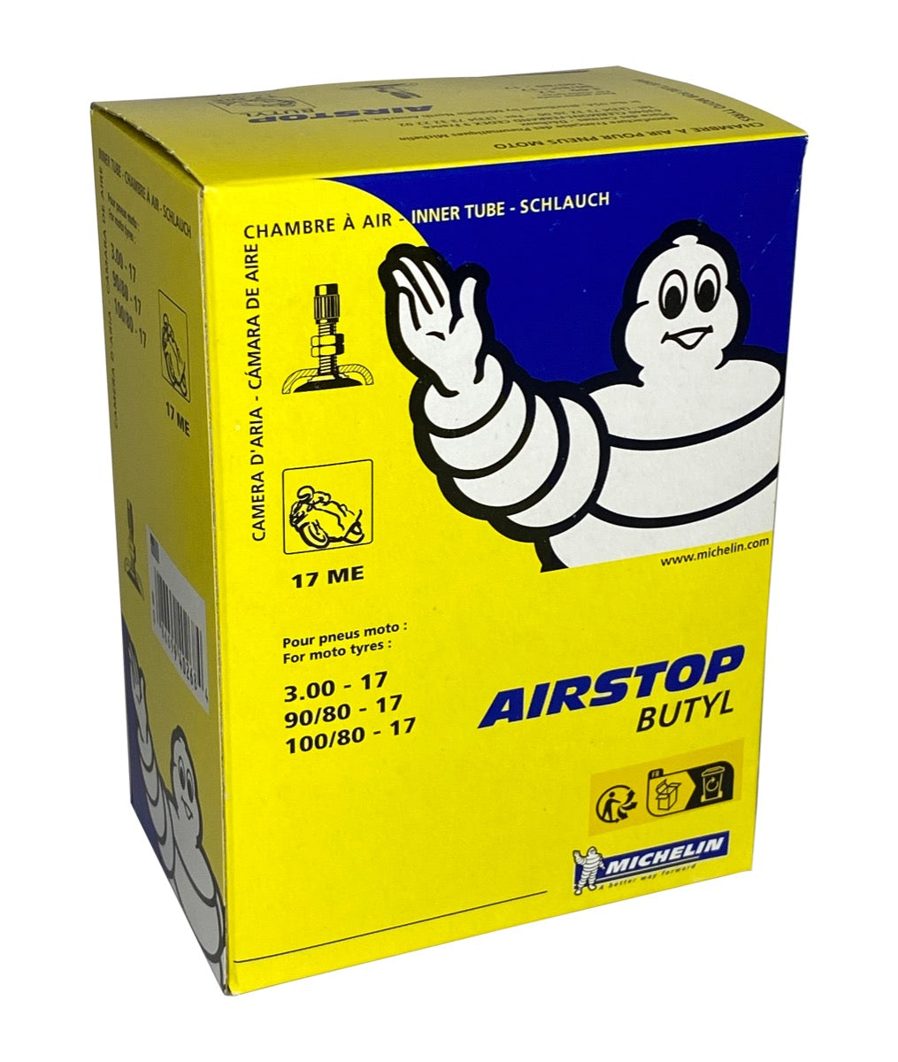Michelin Binnenband 17-3.00 100 80 90 80-17 Gerade Ventil