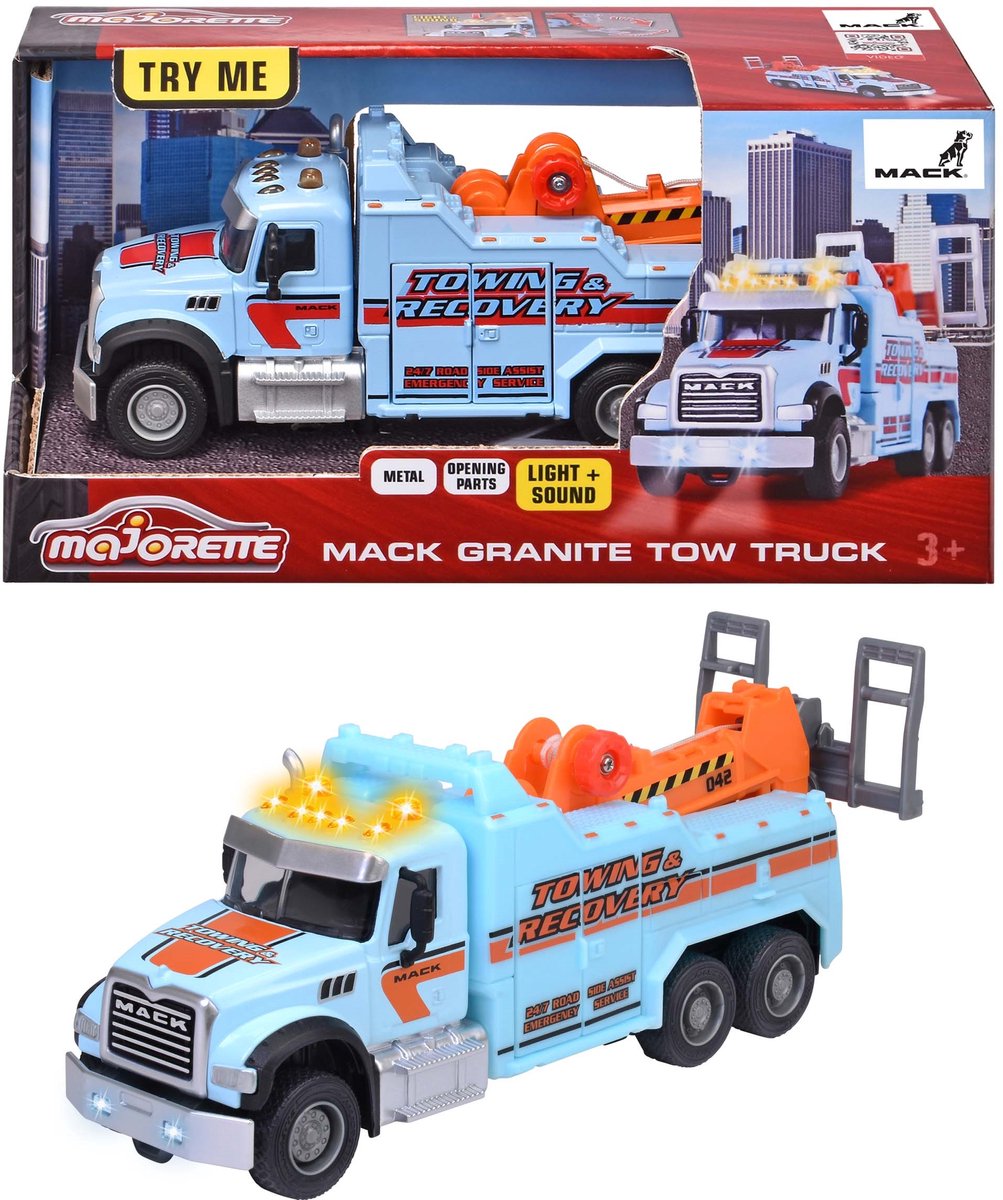Granit-Abschleppwagen von Majorette Mack