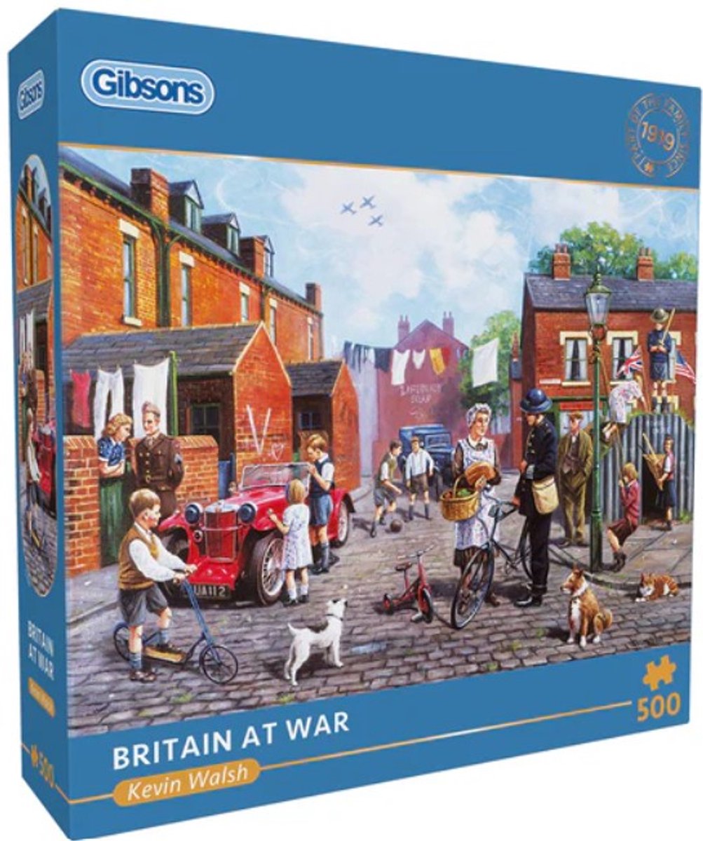 Gibsons – Großbritannien im Krieg (von Kevin Walsh) – 500 Teile 48 x 34 cm (B x H) – Puzzle für Erwachsene