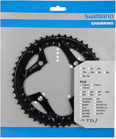 Shimano-Kette Top 48T Fc-T521 Nicht-Serie-Kettenkante schwarz