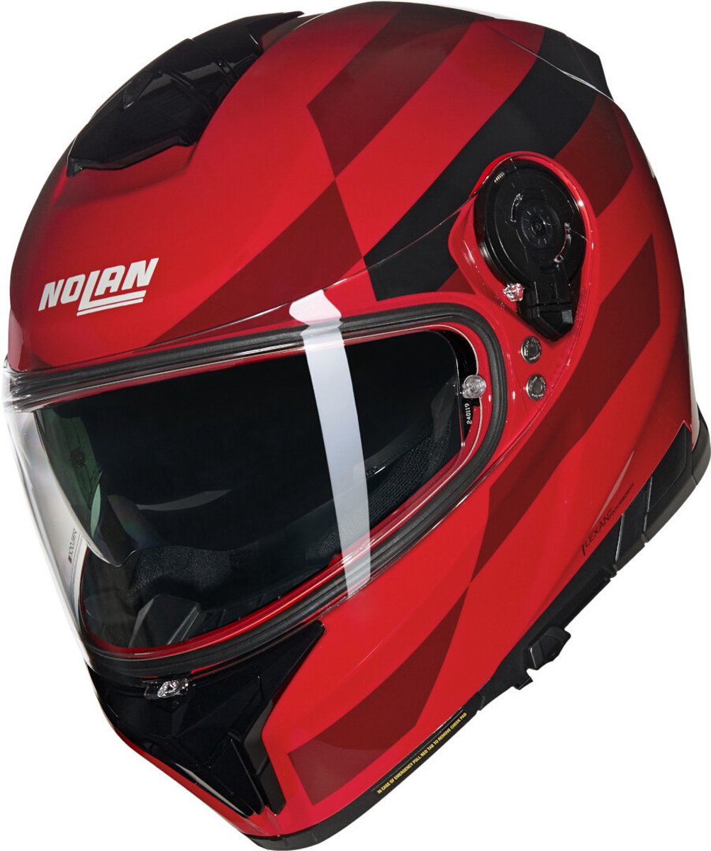 Nolan N80-8 Alfiere 346 rot schwarz glänzend Integralhelm – Größe M – Helm