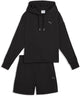 Puma Short Hooded Relaxed Suit 5" tr Damen-Trainingsanzug - Schwarz