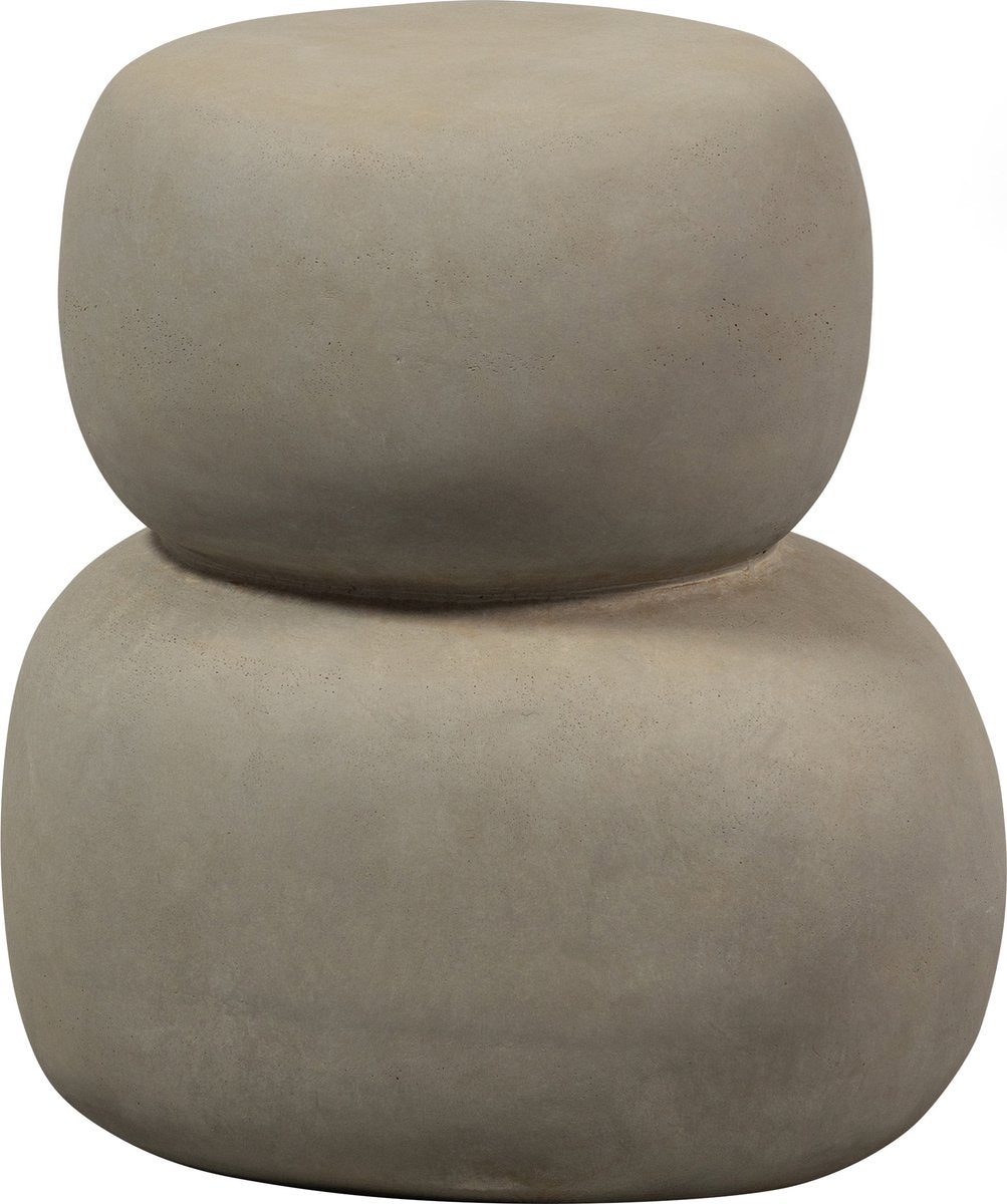 Woood Oda Beistelltisch – Fiber Clay – Grüngrau – 47 x 41 x 35