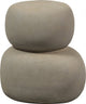 Woood Oda Beistelltisch – Fiber Clay – Grüngrau – 47 x 41 x 35