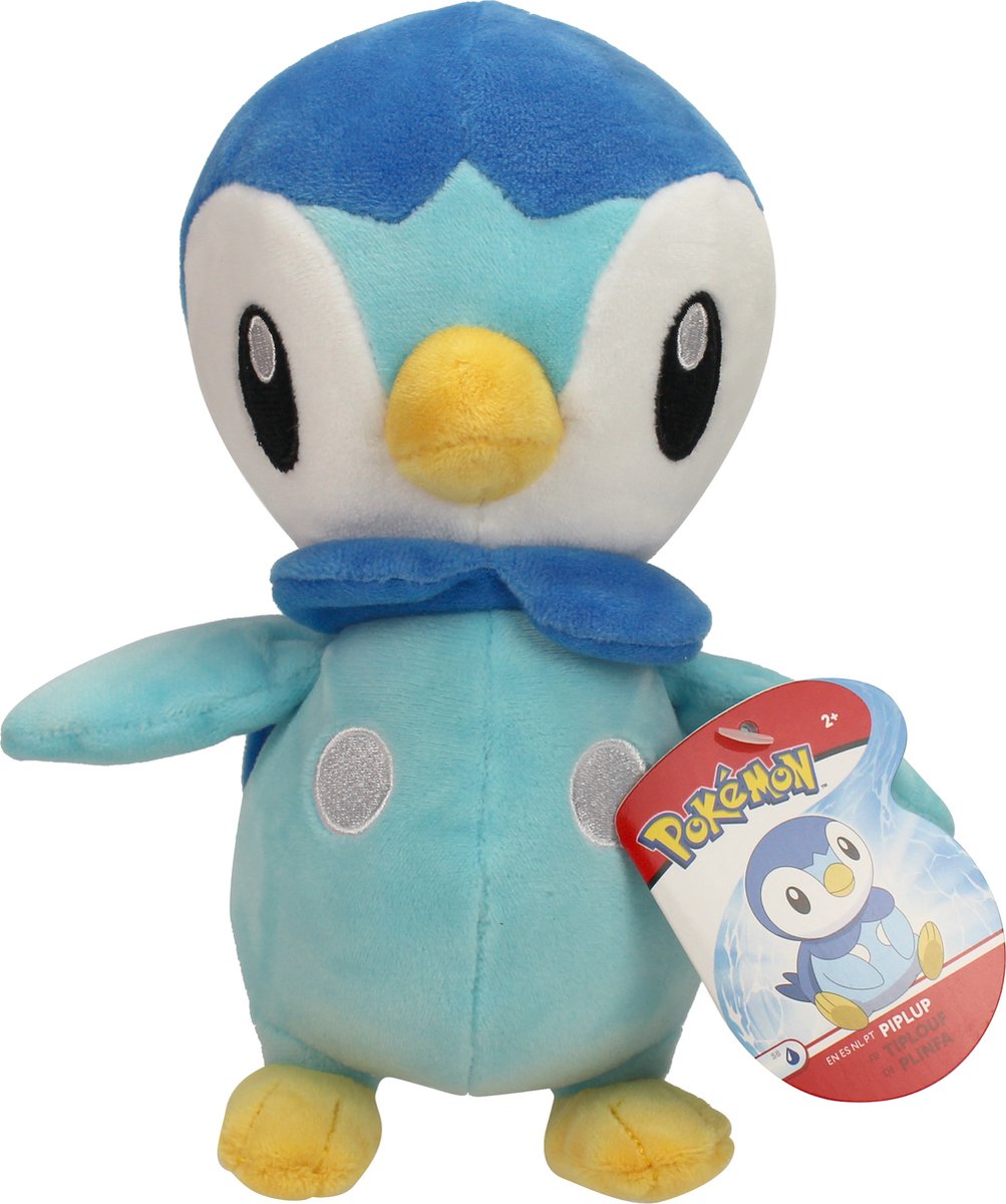 Boti Pokemon Cuddle Plüsch Piplup, 20 cm