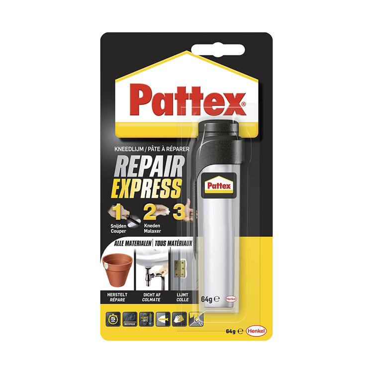 Pattex 1005194 - Reparatur-Express 64gr. | 12 Stück