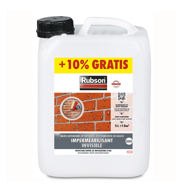 Rubson 1001477 – transparente Feuchtigkeitsbarriere 5,5 l | 2 Stk