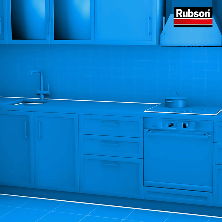 Rubson 1065996 – leicht versiegelnde Sanitärküche 280 ml | 12 Stück