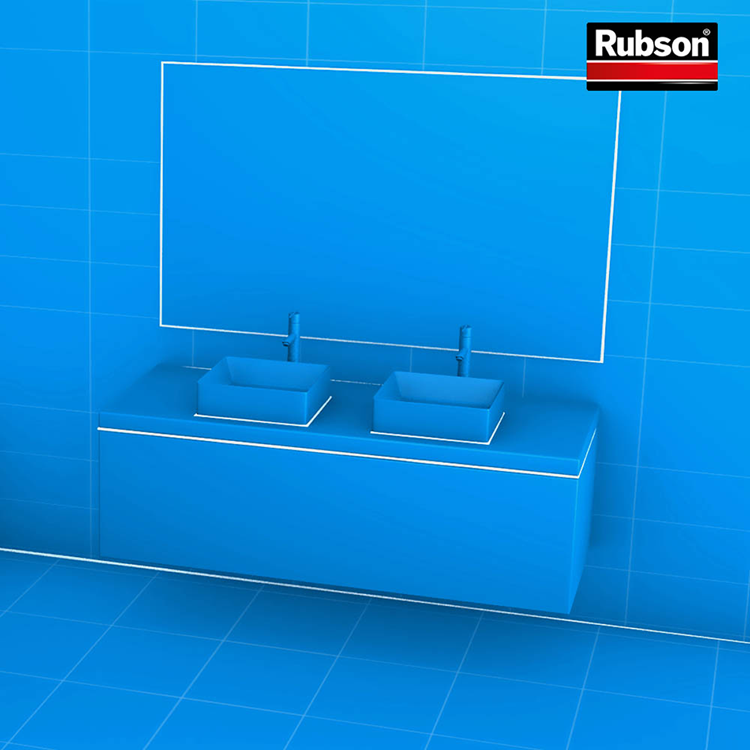 Rubson 1065996 – leicht versiegelnde Sanitärküche 280 ml | 12 Stück
