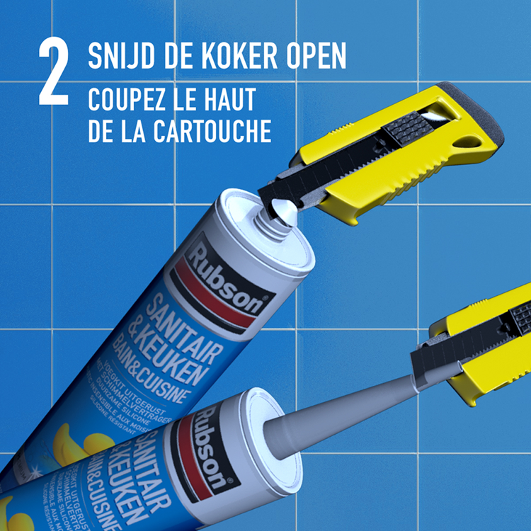 Rubson 1065996 – leicht versiegelnde Sanitärküche 280 ml | 12 Stück