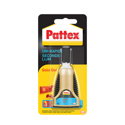 Pattex 1002038 - Goldsek. Klebegel | 6 Stück