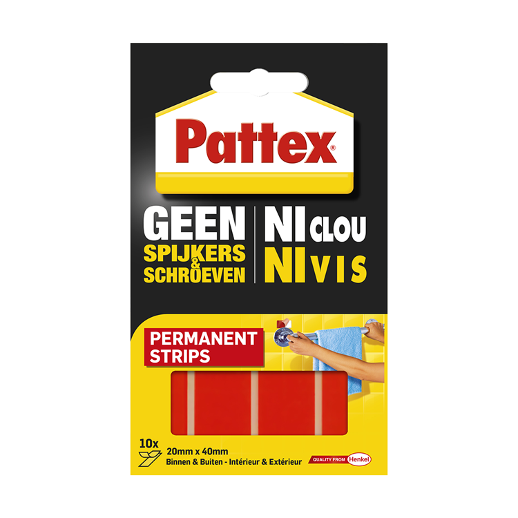 Pattex 1002601 - supermont.strip perman | 6 Stück