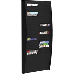 Dokumententafel Paperflow 50 Fächer schwarz