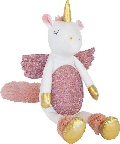 Happy Horse magisches Einhorn Kuscheltier 30cm - weiß rosa - Babykuscheltier